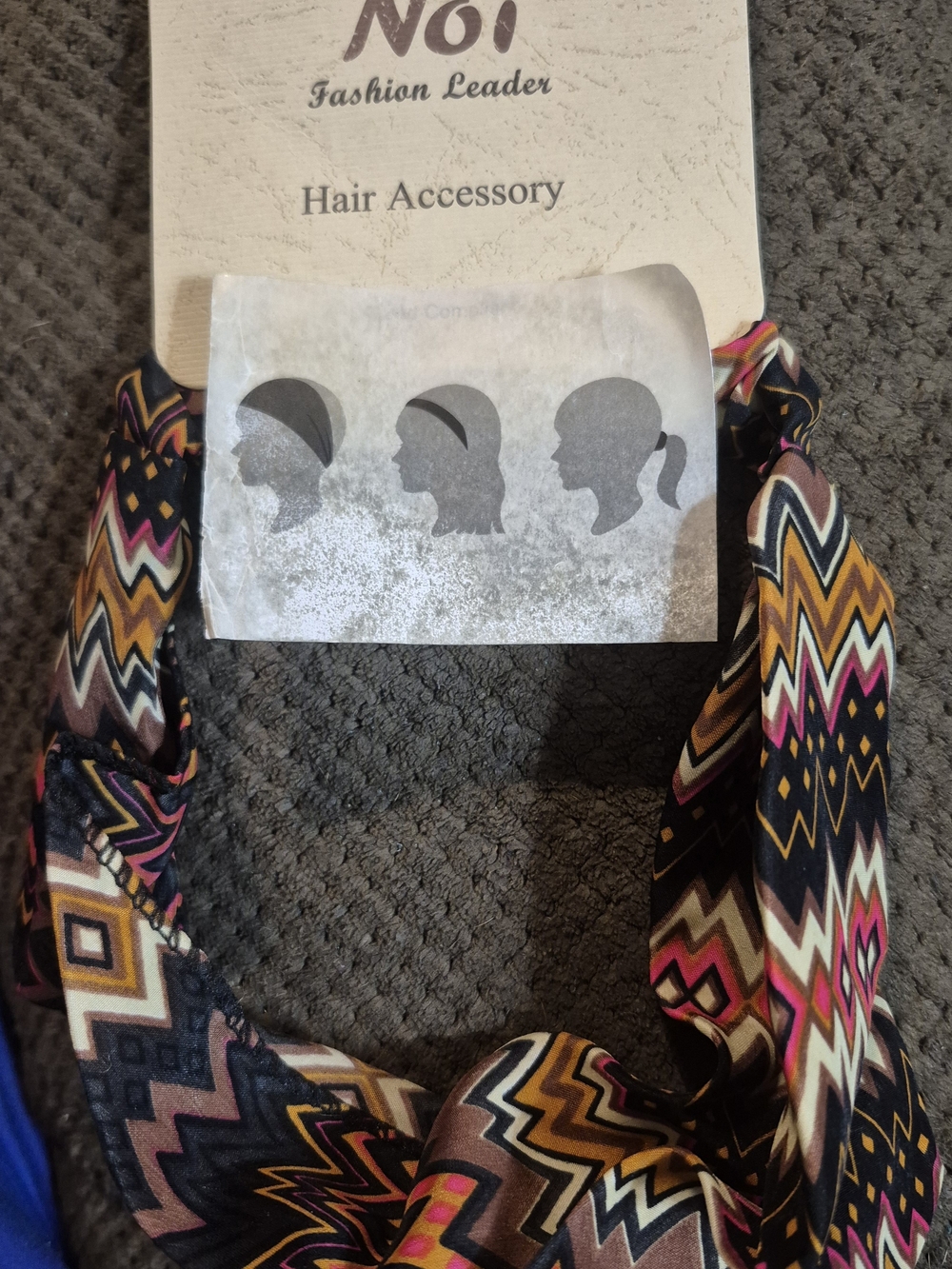 Noi Multicolor Zigzag Headband